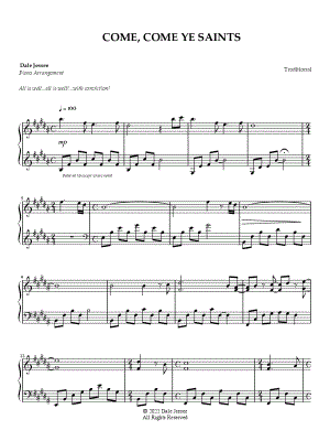 Come, Come Ye Saints