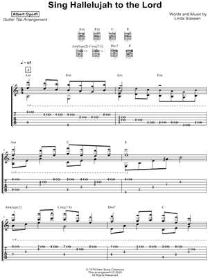 Sing Hallelujah to the Lord