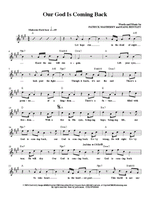 Our God Is Coming Back