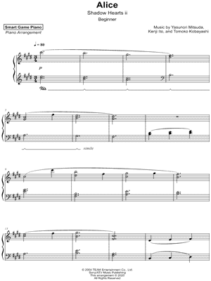 Alice's Theme [beginner]