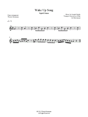 Squid Game Wake Up Song