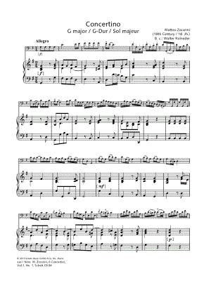 Concertino in G Major - Cello & Piano