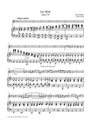 Le rêve, Op. 73 - Clarinet & Piano