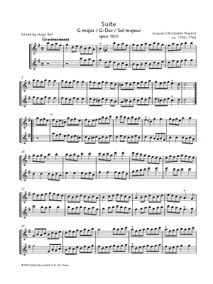 Suite in G Major - Treble Recorder Duet