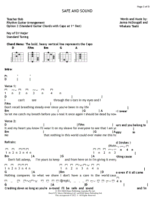 Safe and Sound [capo]