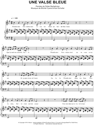 Une Valse Bleue