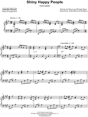 Shiny Happy People [intermediate]