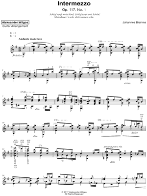 Intermezzo Op. 117, No. 1