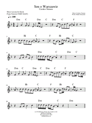 Sen o Warszawie [very easy]