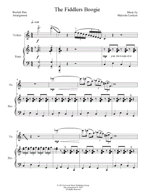 The Fiddlers Boogie - Violin & Piano
