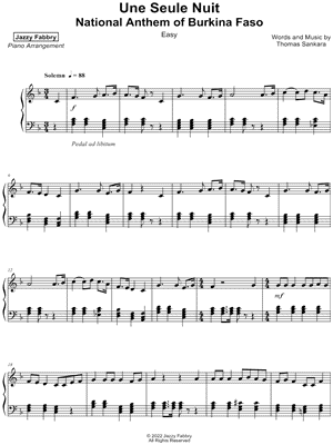 Une Seule Nuit [easy]