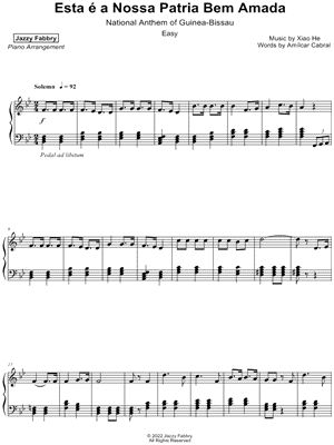 Esta é a Nossa Patria Bem Amada [easy]