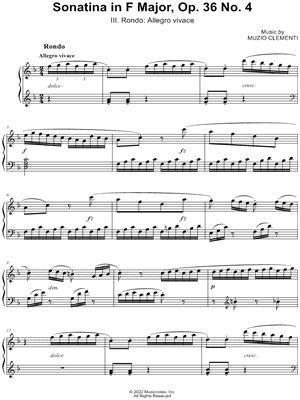 Sonatina Op. 36 No. 4: III. Rondo: Allegro vivace