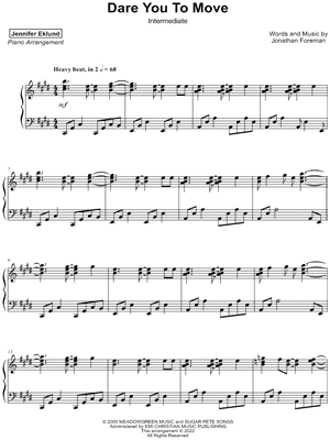 Dare You To Move [intermediate]