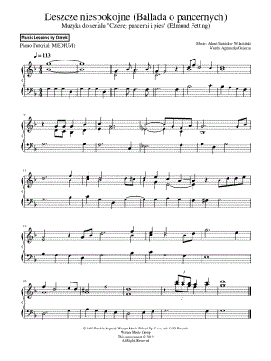 Deszcze niespokojne (Ballada o pancernych) [medium]