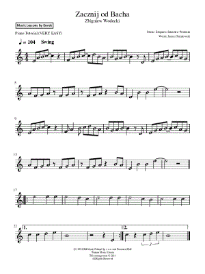 Zacznij od Bacha [very easy]