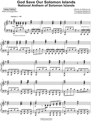 God Save Our Solomon Islands
