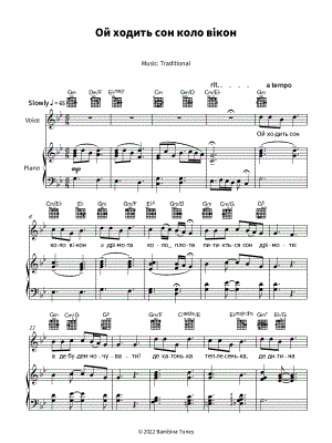 Oy khodyt' son kolo vikon