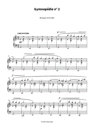 Gymnopedie No. 2