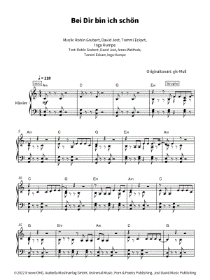 Bei Dir bin ich schön