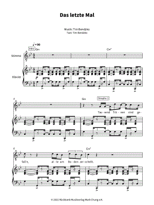 Das letzte Mal