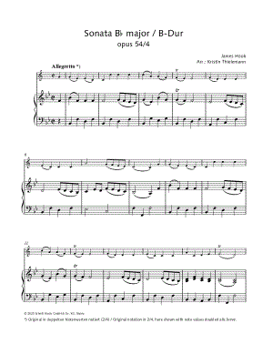 Sonata in Bb Major, Op. 54, No. 4 - Trumpet & Piano