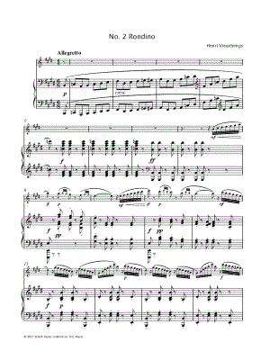 Rondino, Op. 32, No. 2 - Violin & Piano