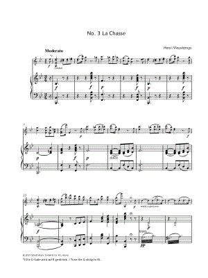 La Chasse, Op. 32, No. 3 - Violin & Piano