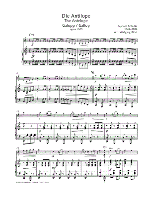 The Antelope, Op. 220 - Violin & Piano
