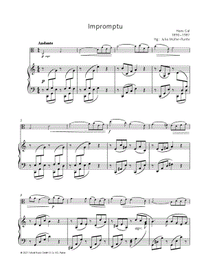 Impromptu - Viola & Piano