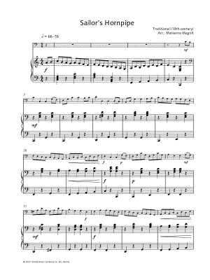 The Sailor's Hornpipe - Cello & Piano