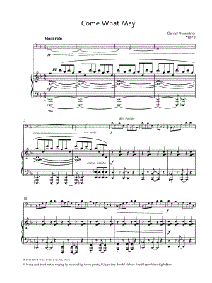 Come What May - Cello & Piano