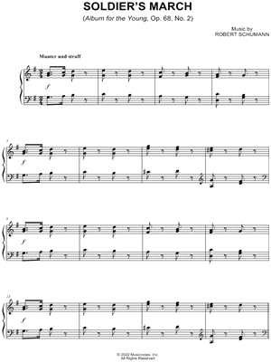 Album for the Young, Op. 68, No. 2: Soldier's March
