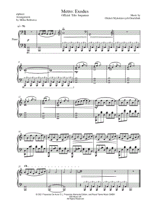 Metro Exodus (Official Title Sequence)