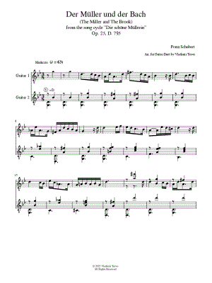 Der Müller und der Bach - Guitar Duet
