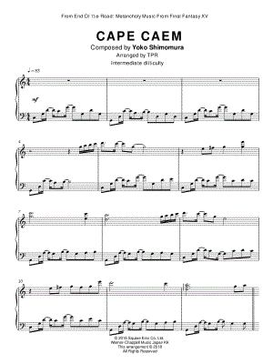 Cape Caem [intermediate]