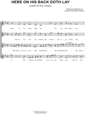 Here on His Back doth Lay