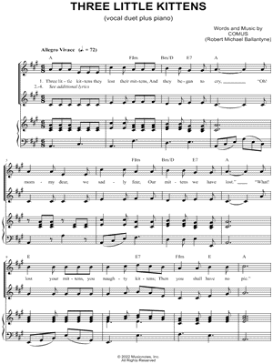 Three Little Kittens