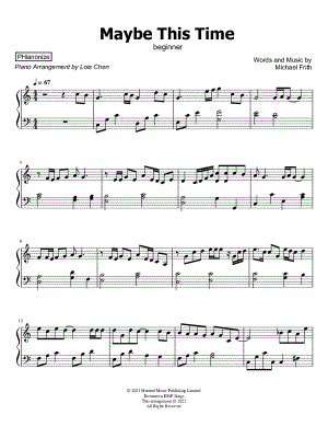Maybe This Time [beginner]