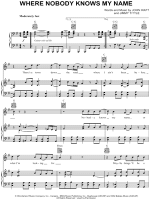 Where Nobody Knows My Name