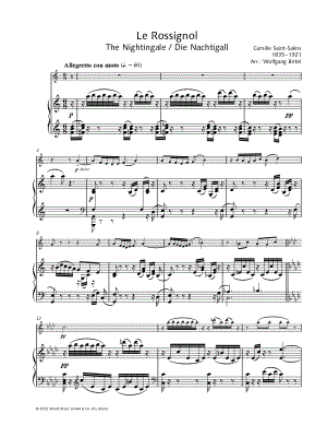 Le Rossignol - Violin & Piano