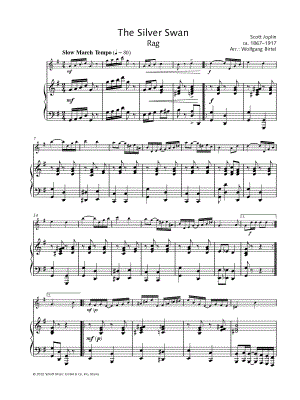 The Silver Swan Rag - Violin & Piano