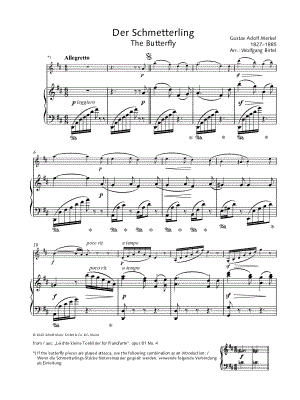 Der Schmetterling - Violin & Piano