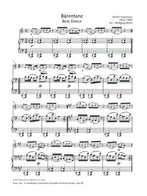 Bärentanz - Violin & Piano