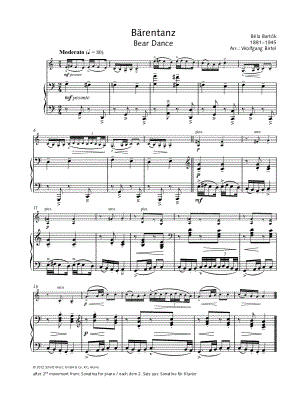 Bärentanz - Violin & Piano
