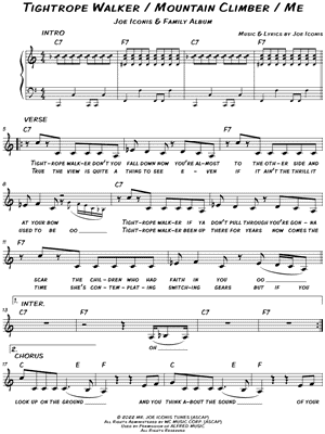 Tightrope Walker / Mountain Climber / Me