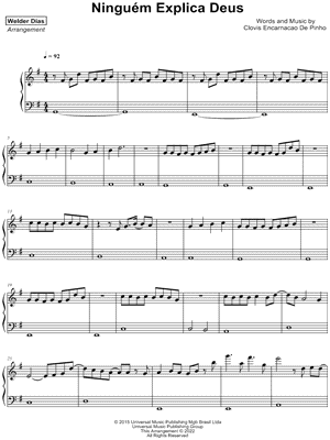 Ninguém Explica Deus [easy]