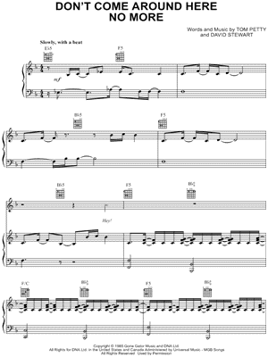 Don't Come Around Here No More