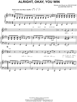 Alright, Okay, You Win