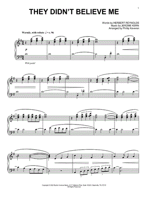 They Didn't Believe Me